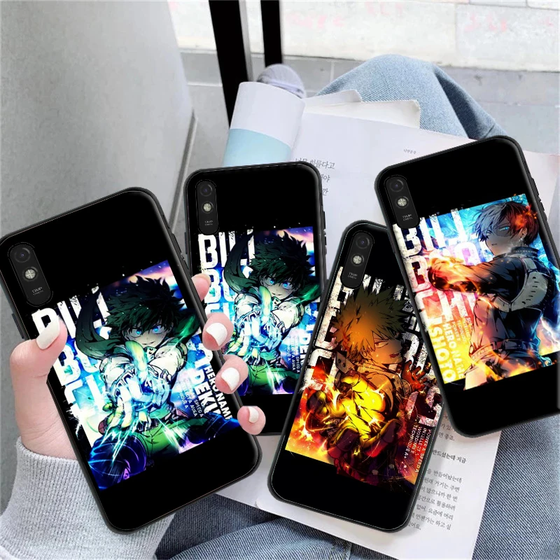 

My Hero Academia Phone Case For Xiaomi Redmi 9i 9AT 9 9T 9C Note9 9Pro 9T 9S 9Pro 5G 9Pro MAX Funda Coque Back Cover