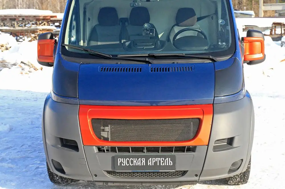 Kit for DIY linings on headlights Fiat Ducato 2012-2013(250 body). Surface: Satin | Автомобили и мотоциклы