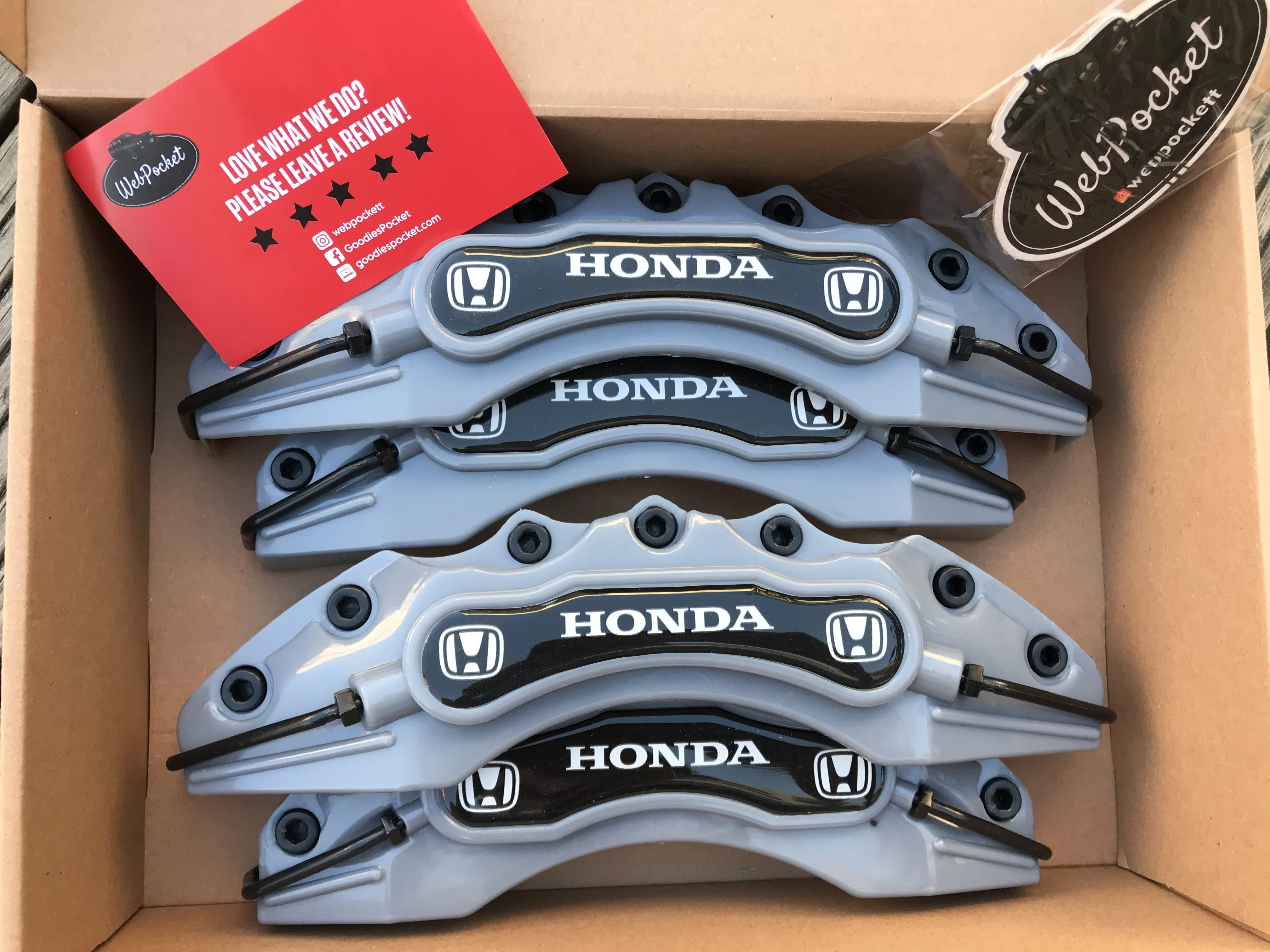 

4 шт. крышка большого тормозного суппорта для Honda Civic Accord Fit Jazz