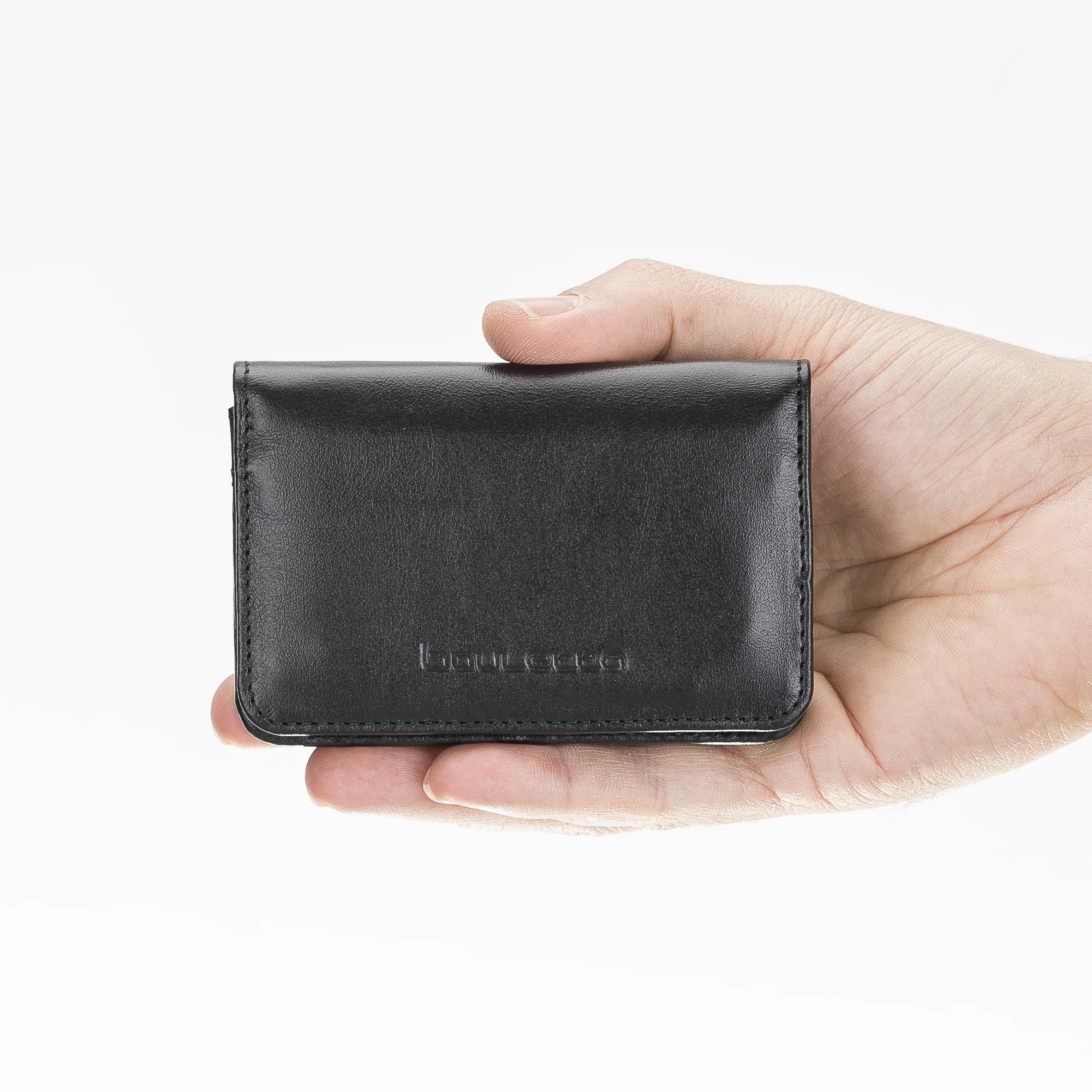 Handmade Genuine Leather Magnetic Closure Credit Card and ID Card Holder Elegant and Stylish Stores Up To 10 Cards Wallet