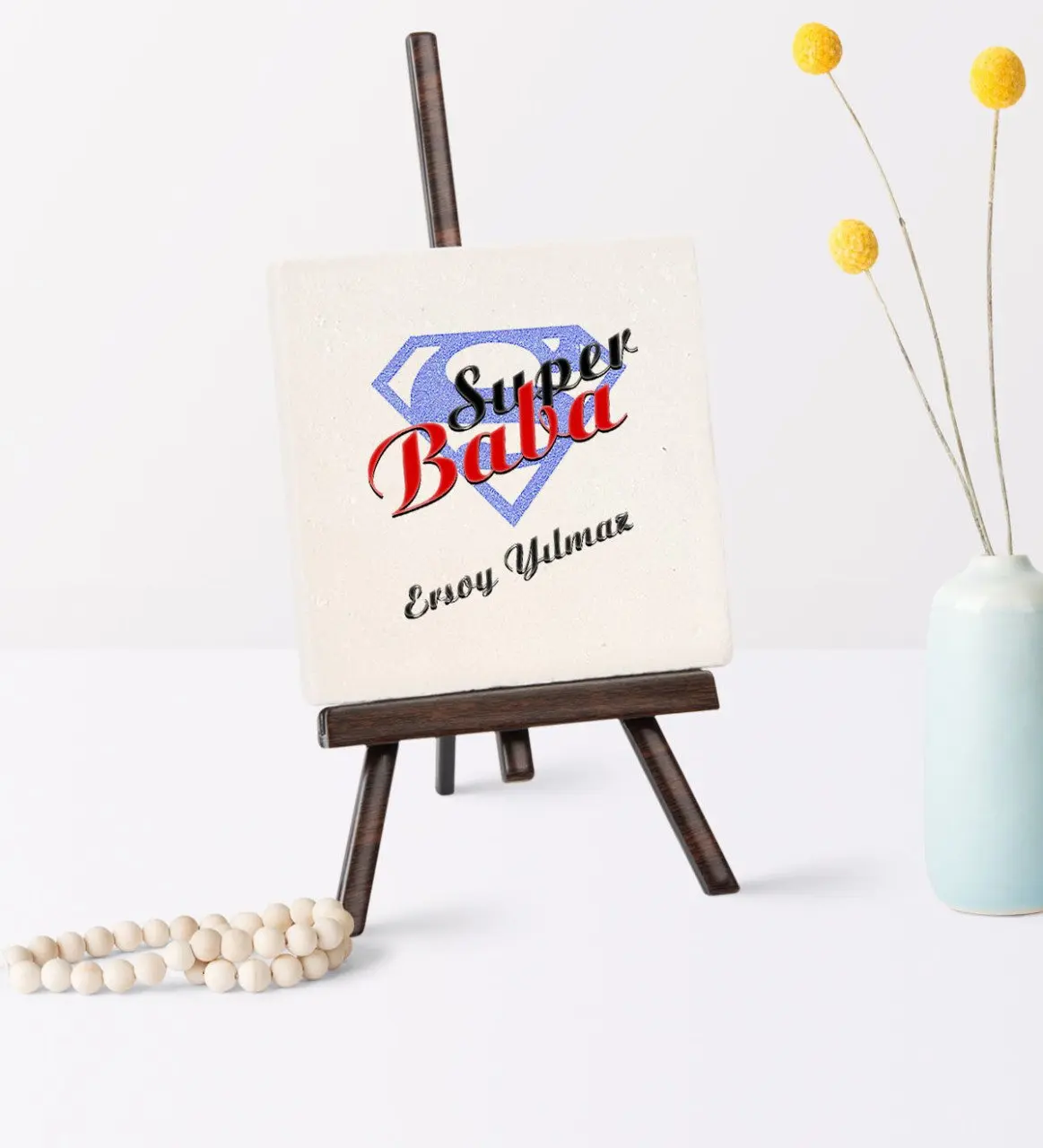 

День отца на заказ супер папа шовалели натуральный камень-6