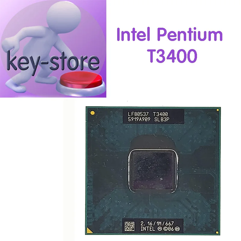 SLB3P процессор для ноутбука Intel Pentium T3400 |