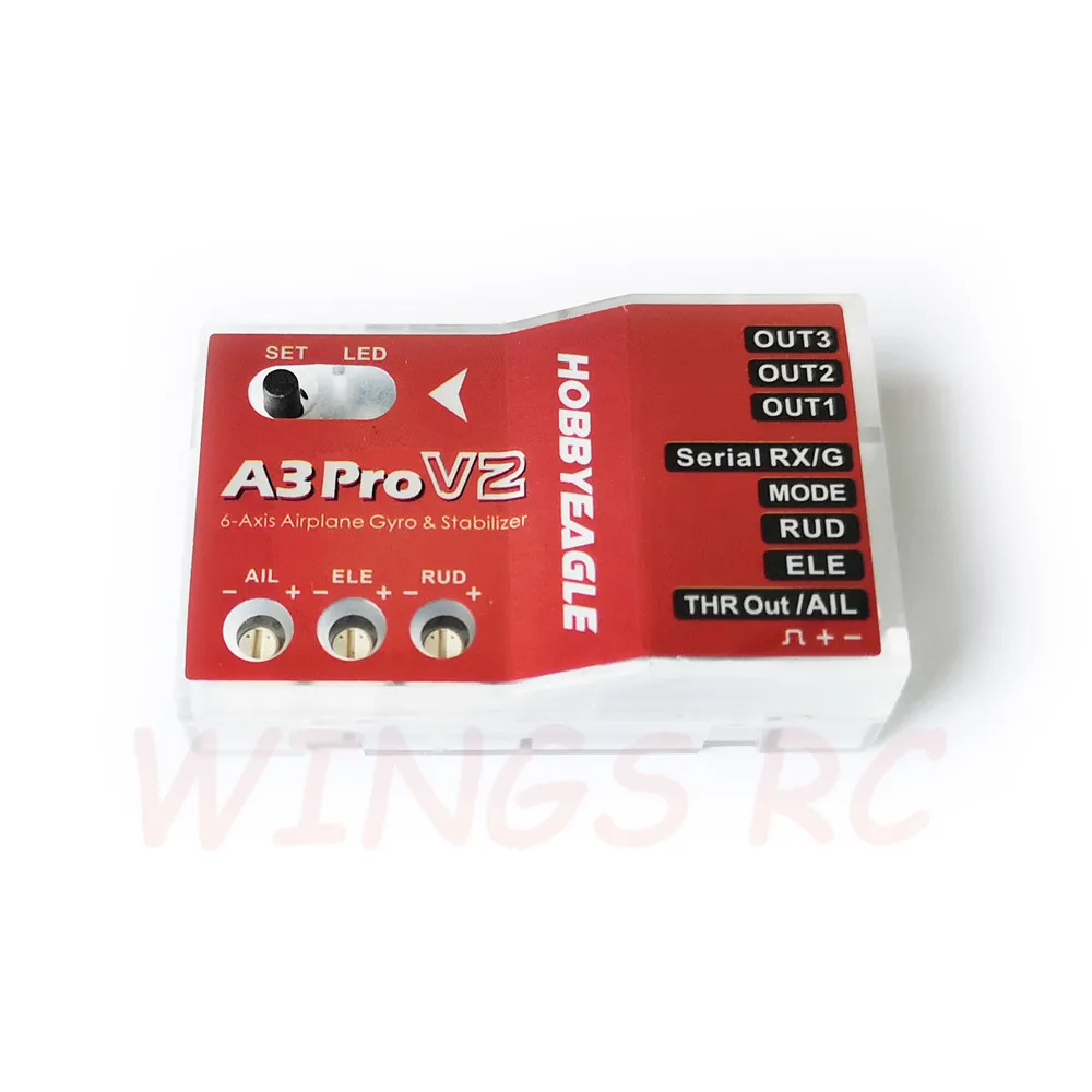 Контроллер полета HobbyEagle A3 Pro V2 6-осевая лампа со стабилизатором для