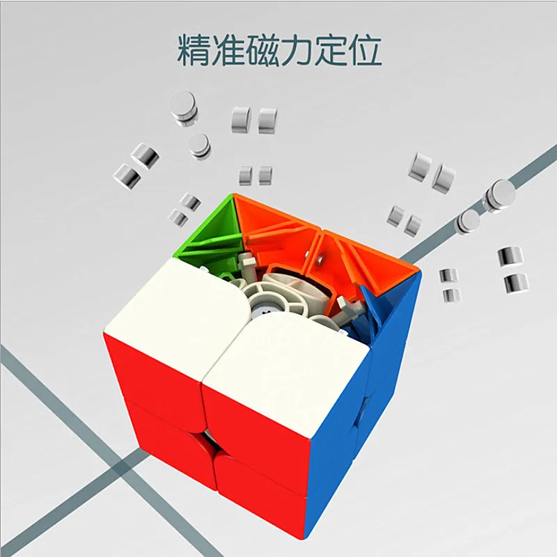 Магнитный магический куб Yongjun MGC 2x2x2 головоломка скоростной YJ cubo magico игрушки для