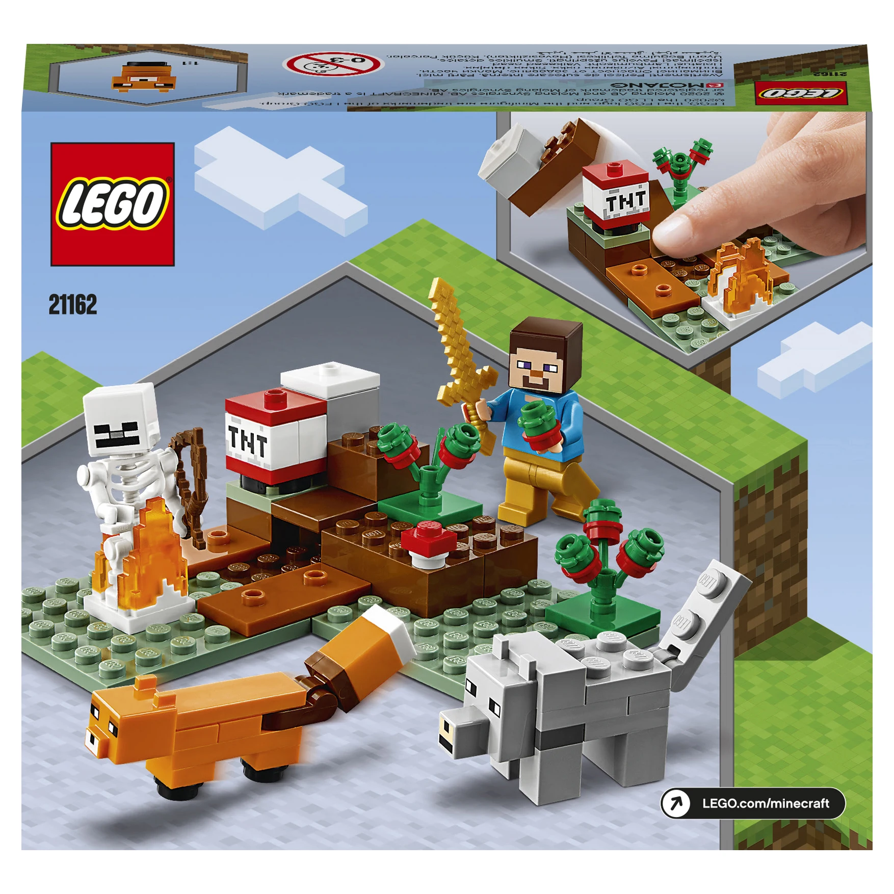 Конструктор LEGO Minecraft 21162 Приключения в тайге | Игрушки и хобби