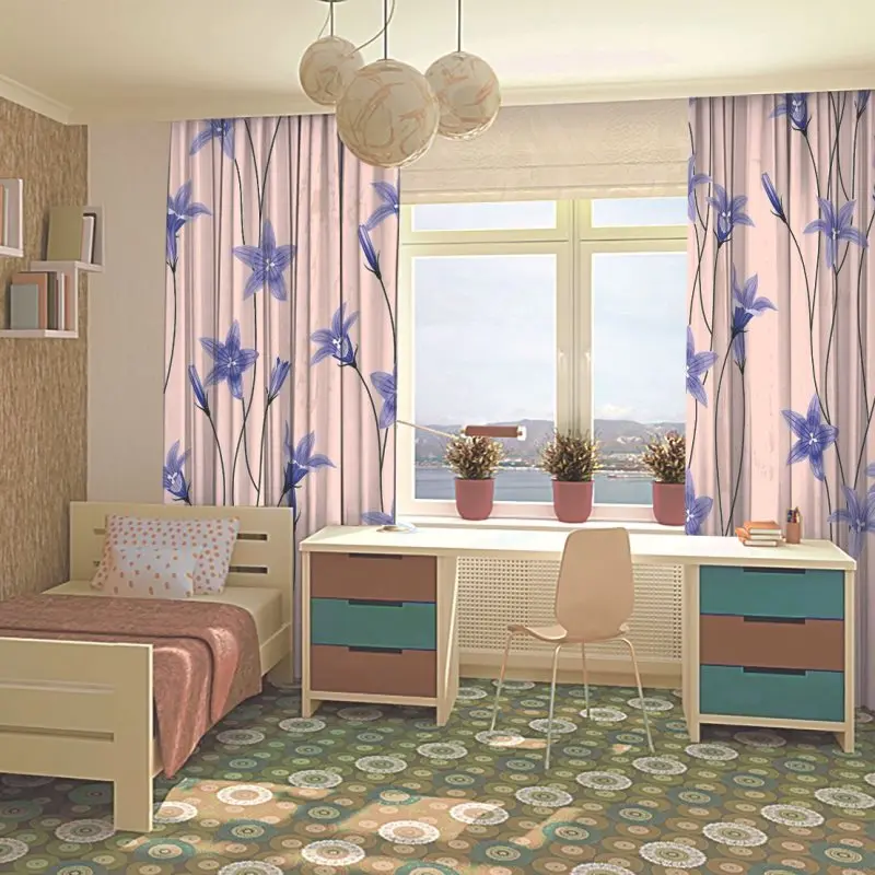 Занавес синий цветы на розовом фоне Весенняя природа цветение полевые