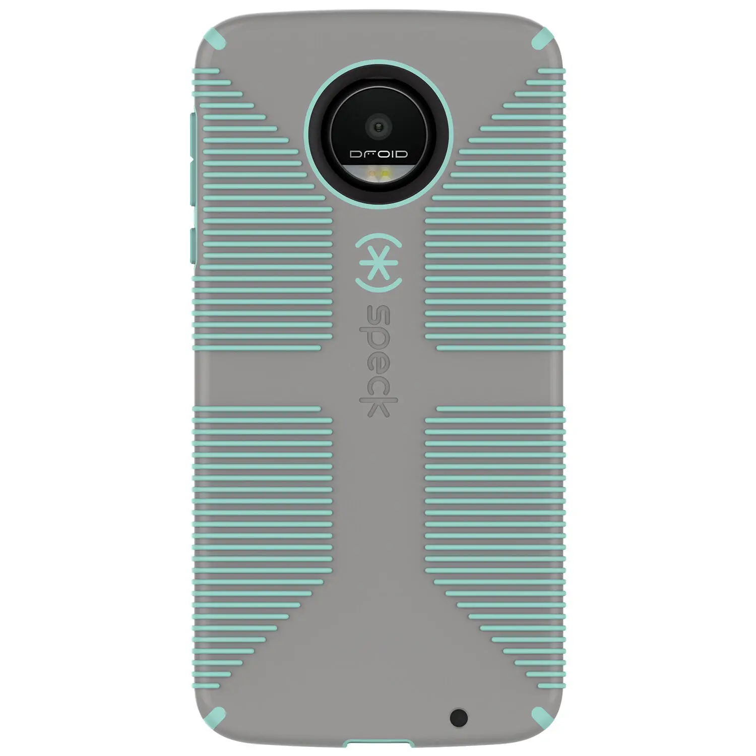 Чехол Speck CandyShell Grip Series для дроида Moto Z - серый/светло-зеленый |
