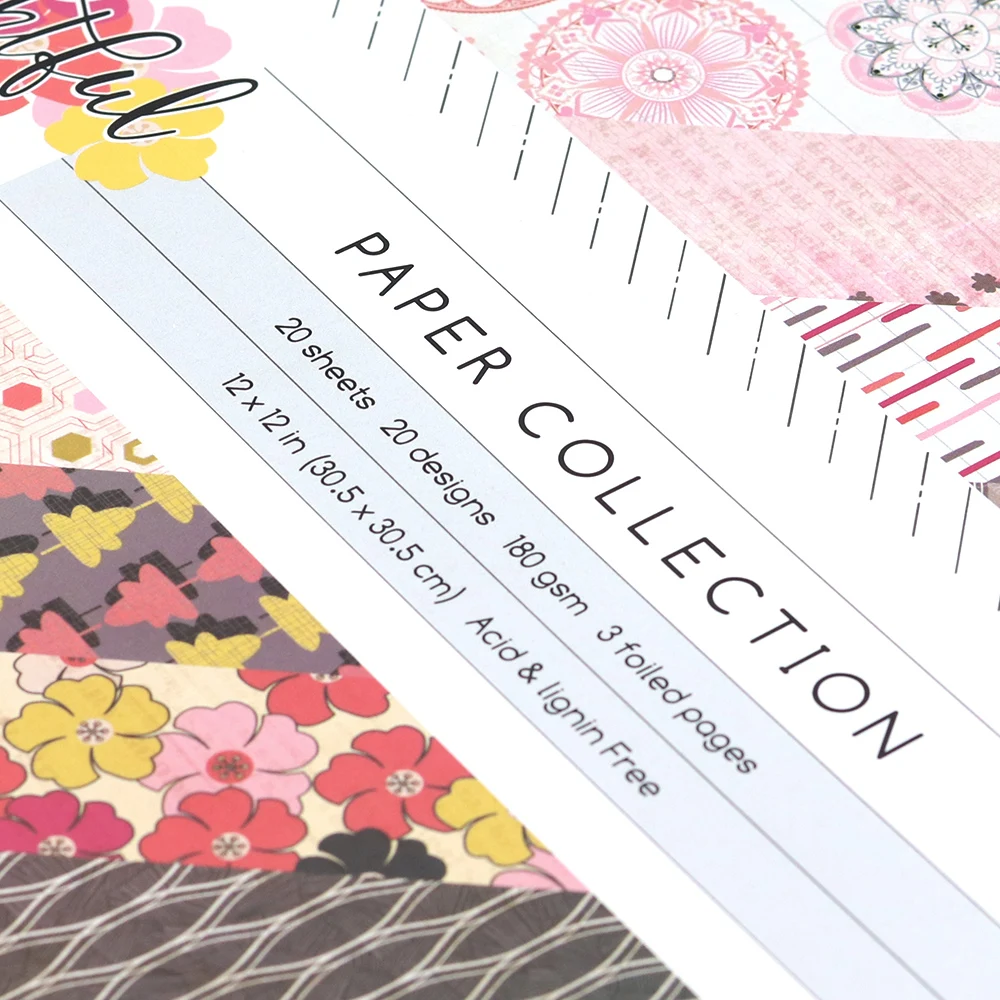 Креативная дорожка 12 дюймов бумага для скрапбукинга 20 листов крафт фон