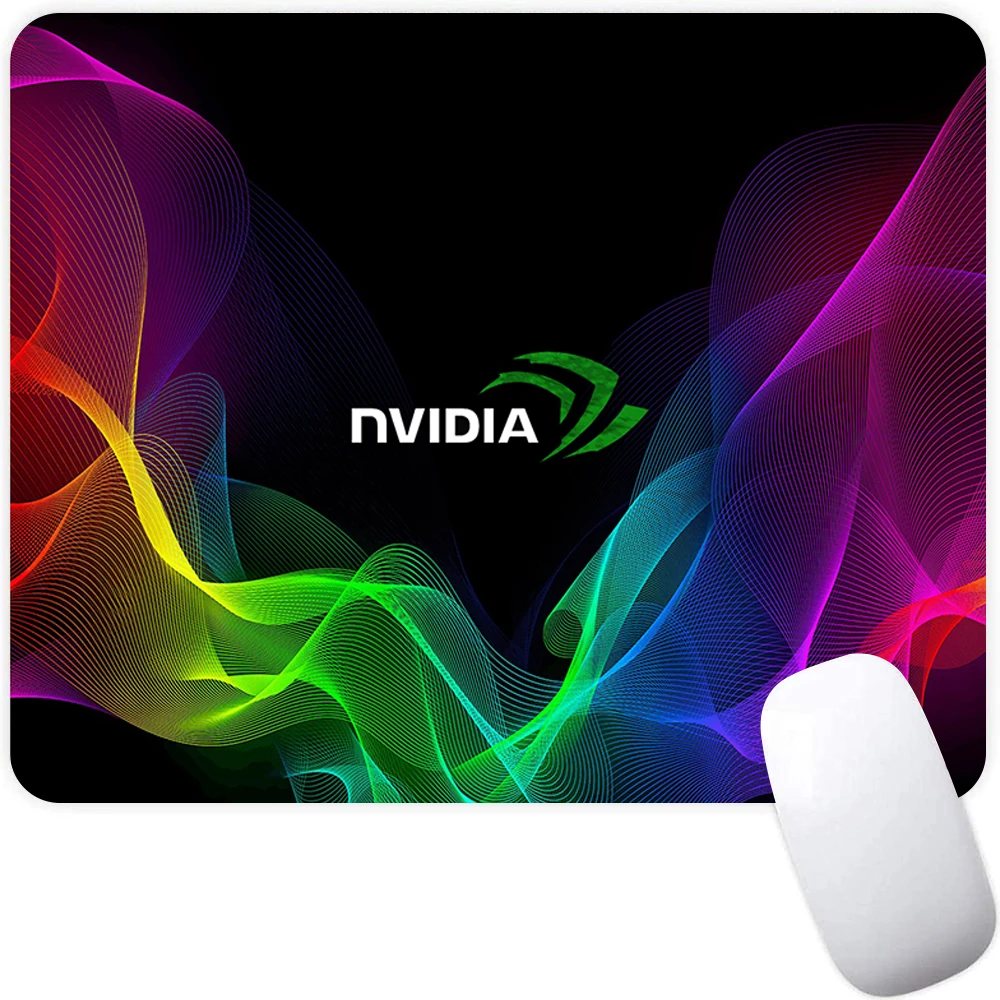 Игровой коврик для мыши Nvidia маленький Коврик компьютерной геймеров ноутбука