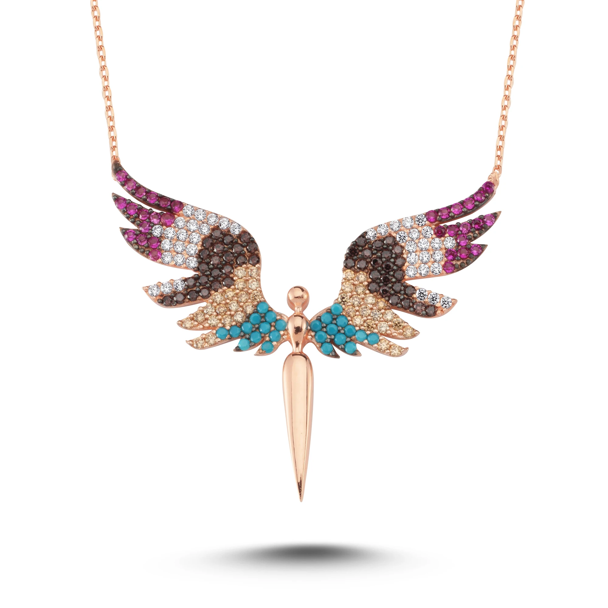 

New 925 Sterling Silver Necklace Necklaces for Women Jewelery Gift Zirkon Stone