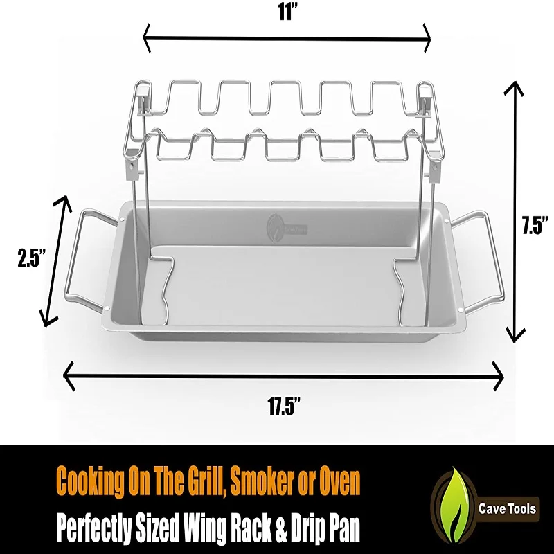Вертикальная подставка для гриля и барбекю из нержавеющей стали коптильни