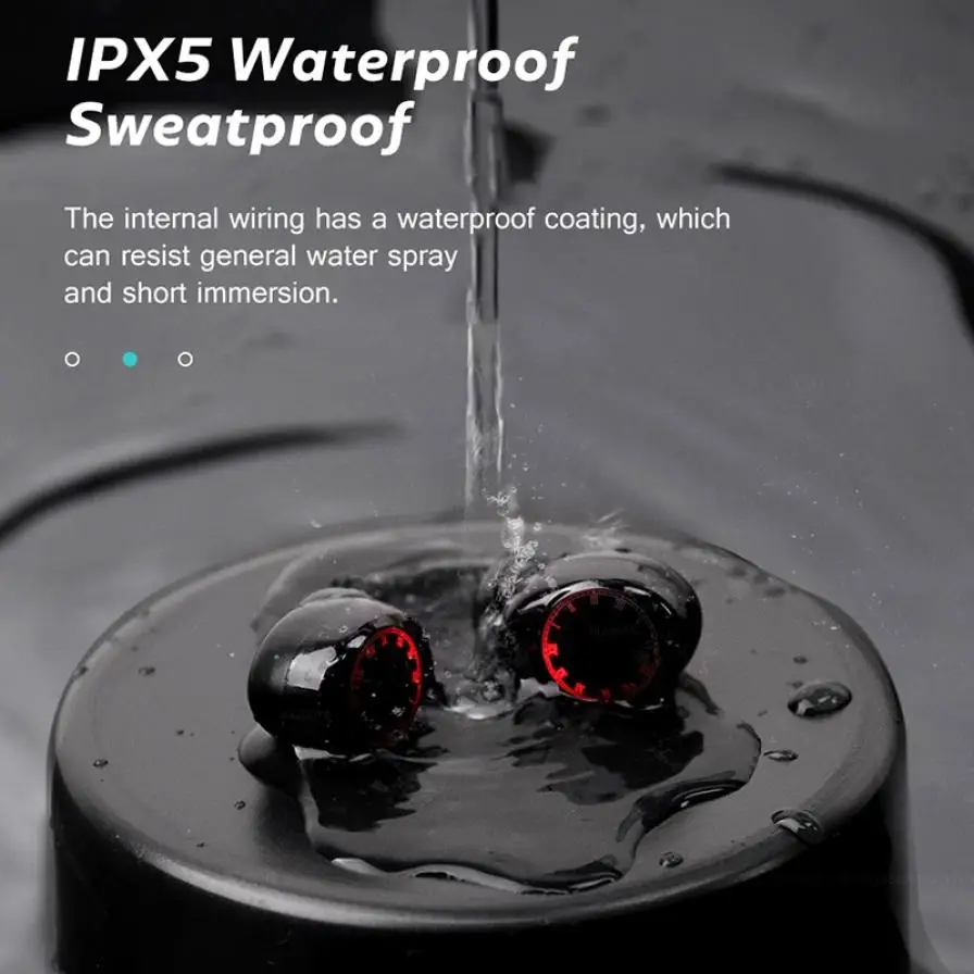 Беспроводные наушники TWS Bluetooth 5 0 2000 мАч спортивные Игровые для ПК Hi-Fi