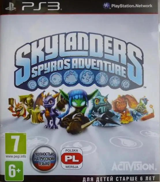 Видеоигра Skylanders: Spyro's Adventure Русская Версия (PS3) USED Б/У | Электроника