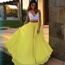 Lorie vestido de noite de chiffon, 2 peças, linha a, sexy, alça espaguete, decote em v, festa de casamento, 2021 (1)