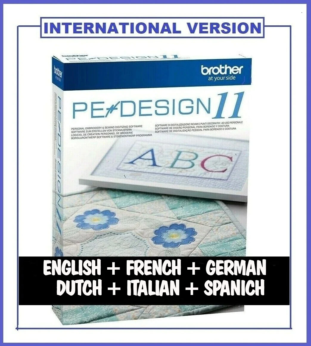 Brother PE Design 11 полноверсии для Windows|Швейные машины| |
