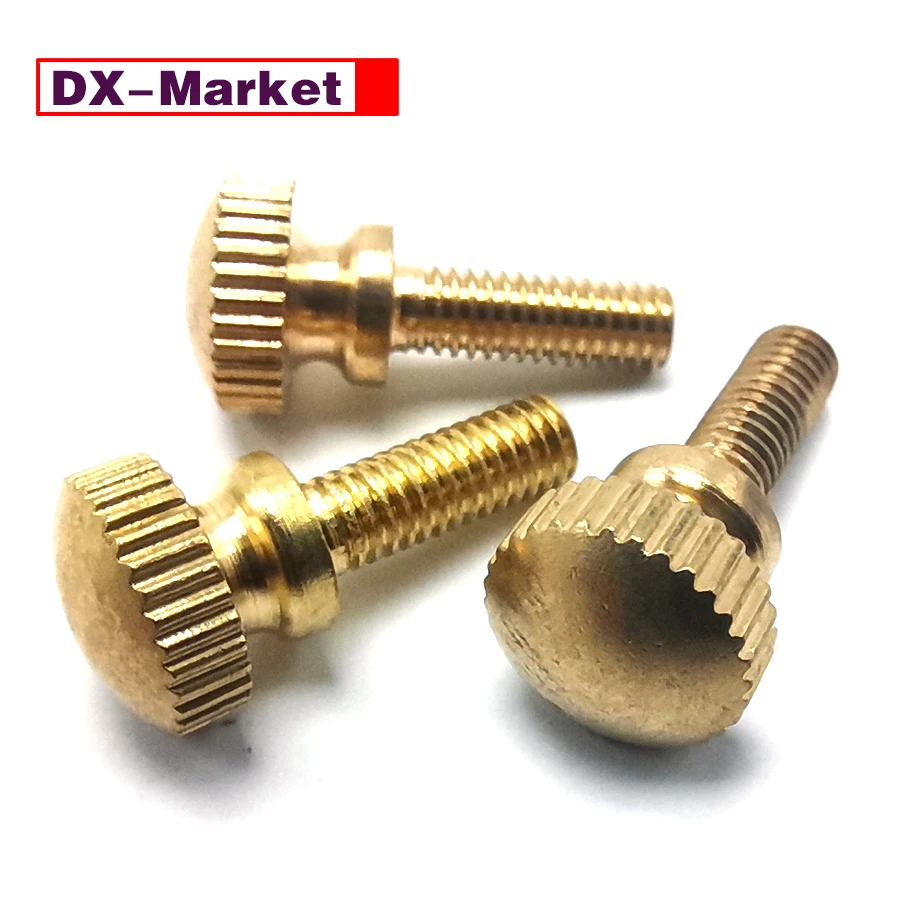 

M5 Knurled Shoulder Brass Thumb Screw ,A056