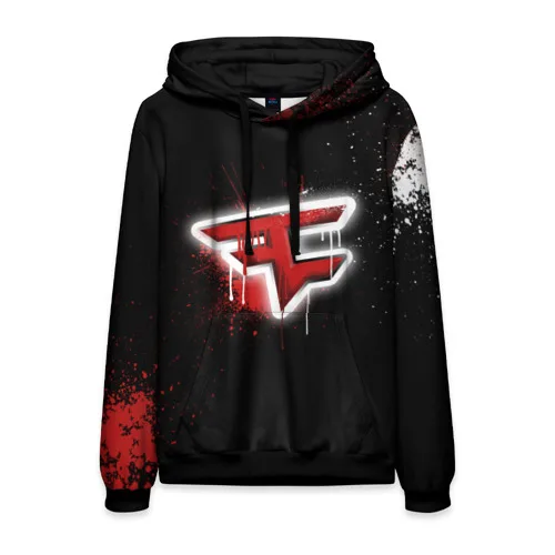 Мужская толстовка 3D cs:go Faze clan (Black collection)|Мужские толстовки и свитшоты| |