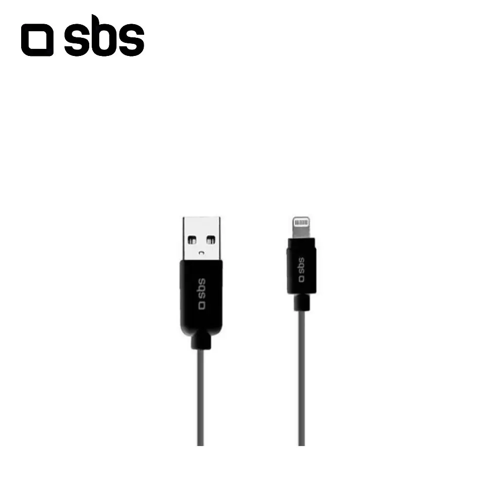 Кабель SBS USB/Lightning 1м черный (TECABLEUSBIP5K) | Мобильные телефоны и аксессуары