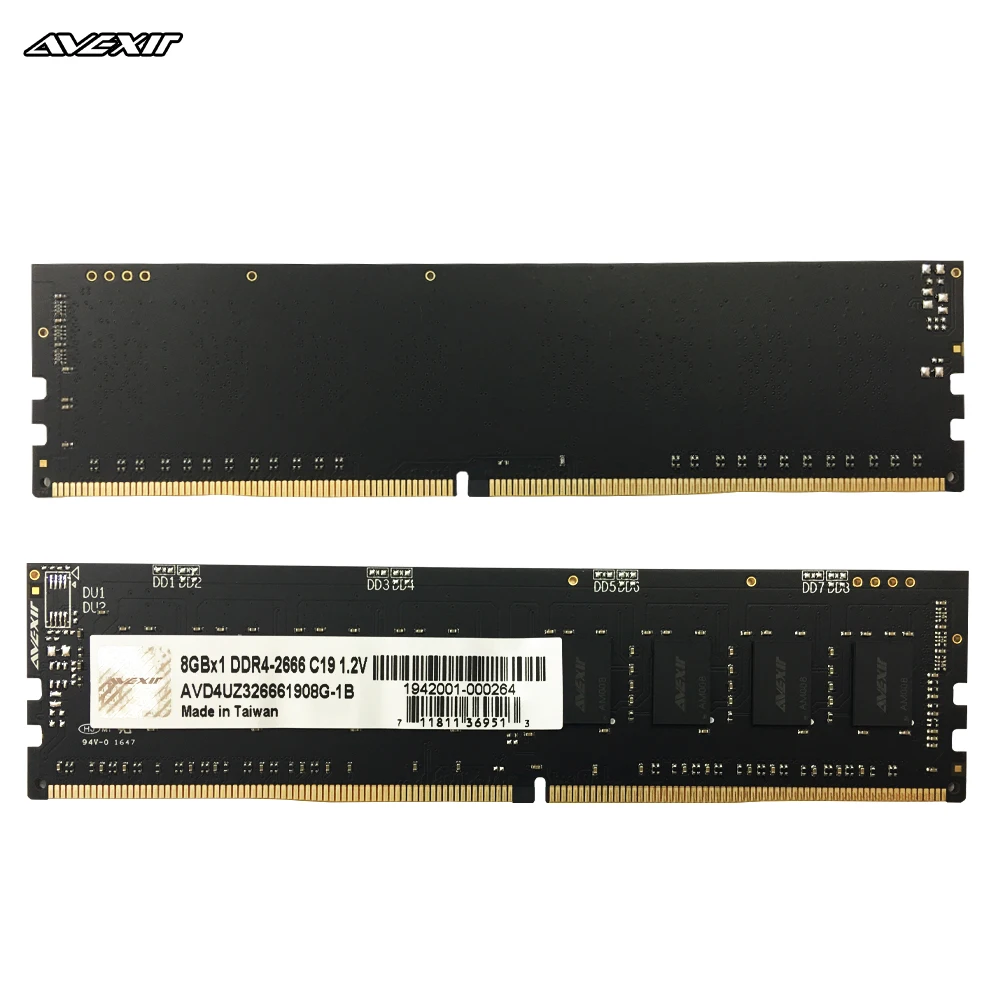 Оперативная память AVEXIR DDR4 4 ГБ/8 ГБ/16 ГБ ПК DIMM настольная 2133 МГц/2400 МГц/2666 МГц с