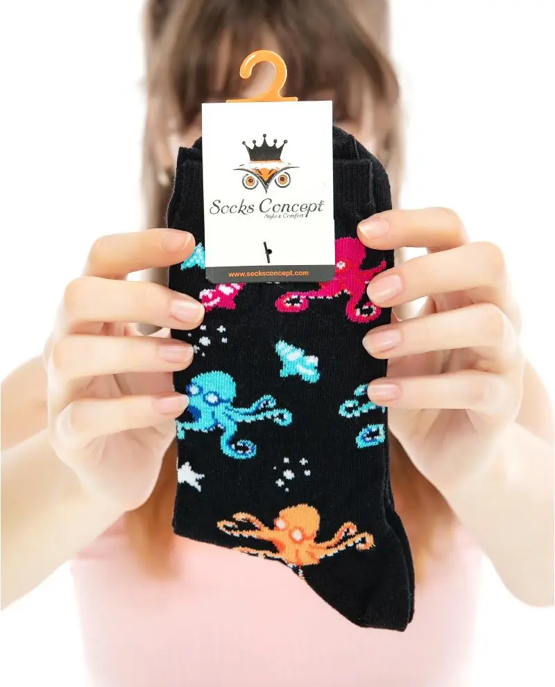 Носки с принтом осьминога|Носки| |