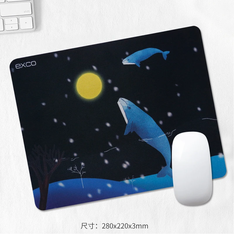 

EXCO Animals Cute Mouse Pad PC Gaming Mousepad Non-slip Base Rubber Game Computer Mouse Mat School Office Stationery Accessories