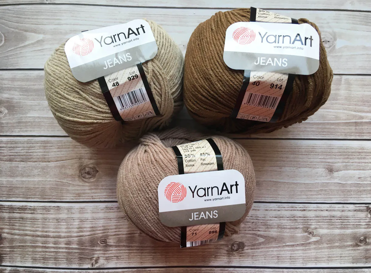 Пряжа Yarnart Jeans Ярнарт Джинс пряжа полухлопок нитки для вязания 1 моток | Дом и сад