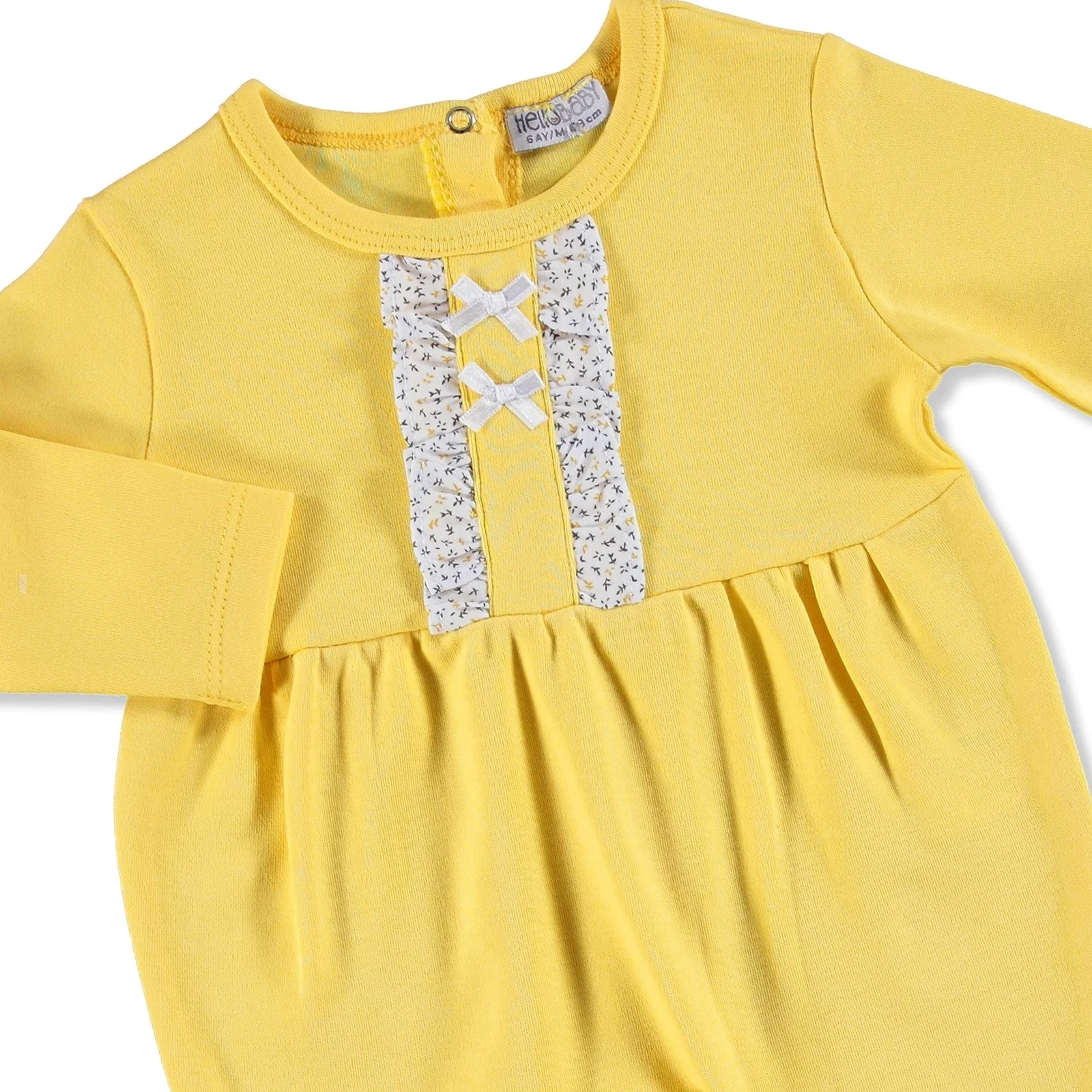 Ebebek HelloBaby/Детский комбинезон с желтыми цветами| |
