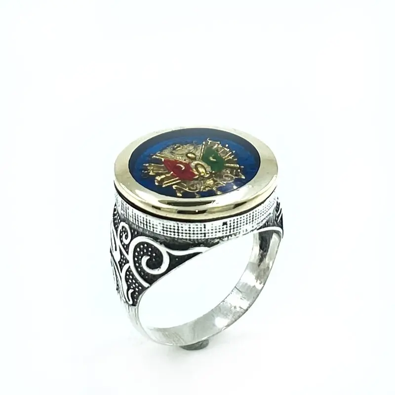 Мужское кольцо из стерлингового серебра 925 пробы | Украшения и аксессуары