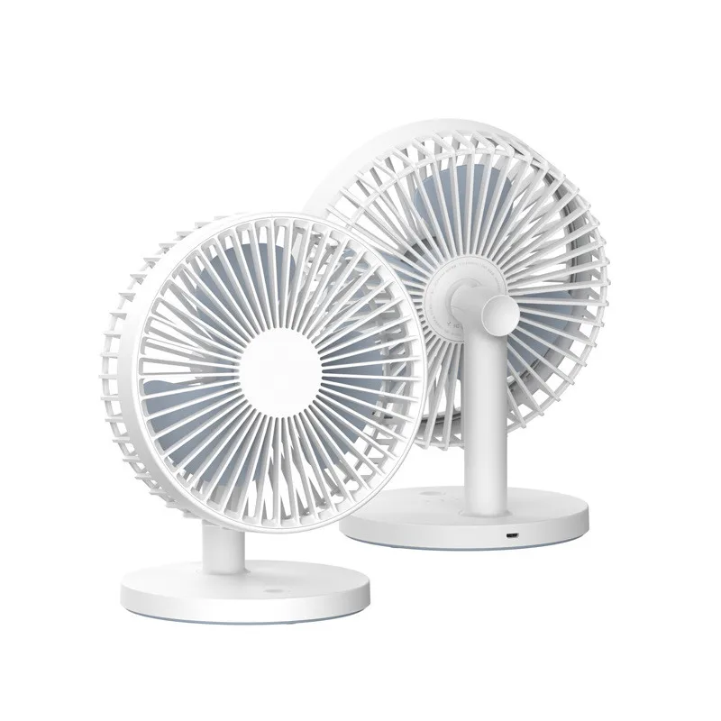 

Portable USB Rechargeable Table Fan Stand Type Mini Desk Fan 180 Degree Rotation Adjustable Stand Fan For Student Dormitory 2022