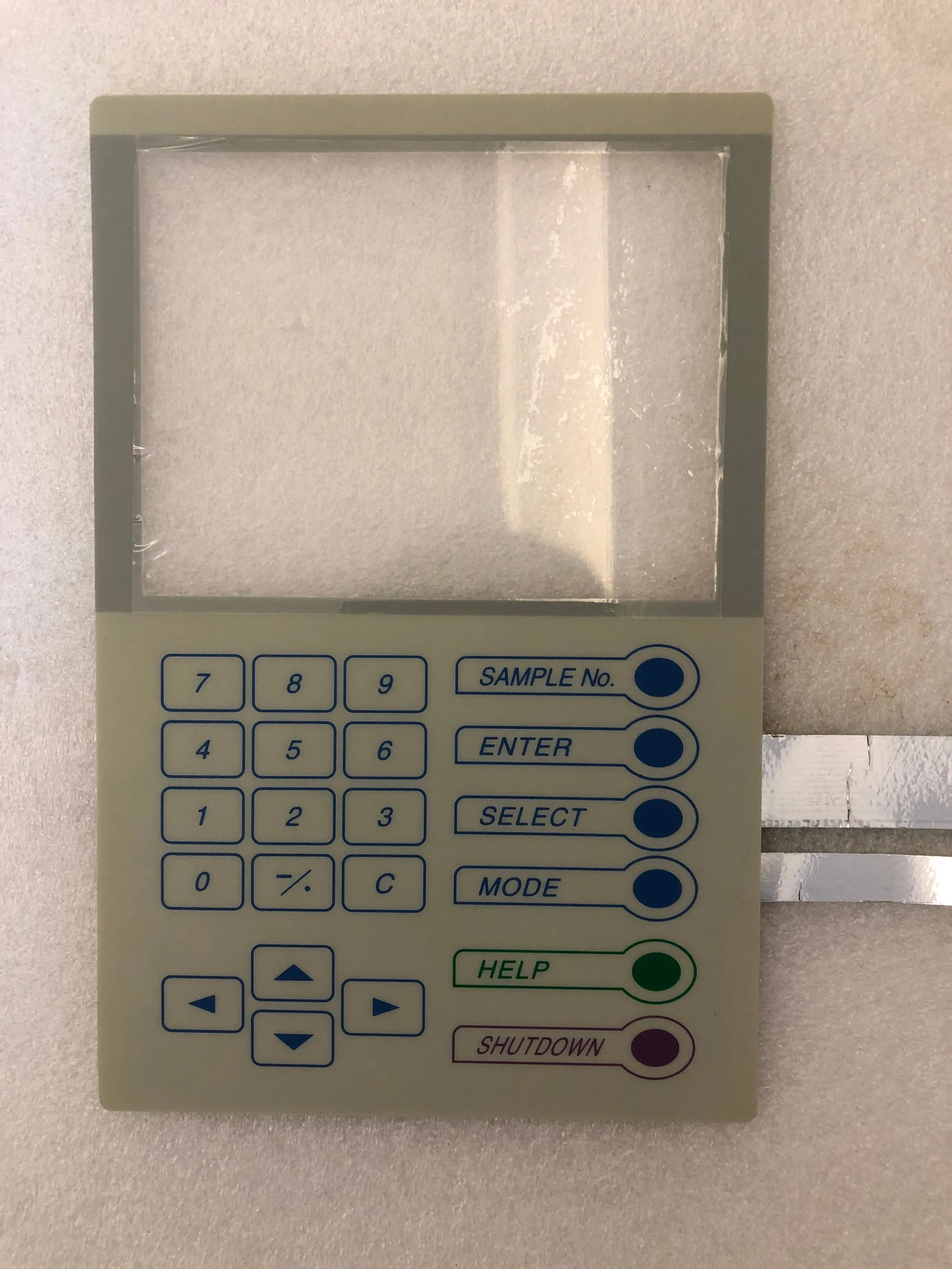 Рисунок 2 - Новая панель клавиатуры Sysmex