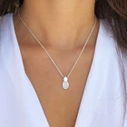 Великолепная сказка Мода ананас Ожерелья для мужчин кулон Нержавеющаясталь Bijoux Femme колье из розового золота Boho Сеть колье Цепочки и ожерелья