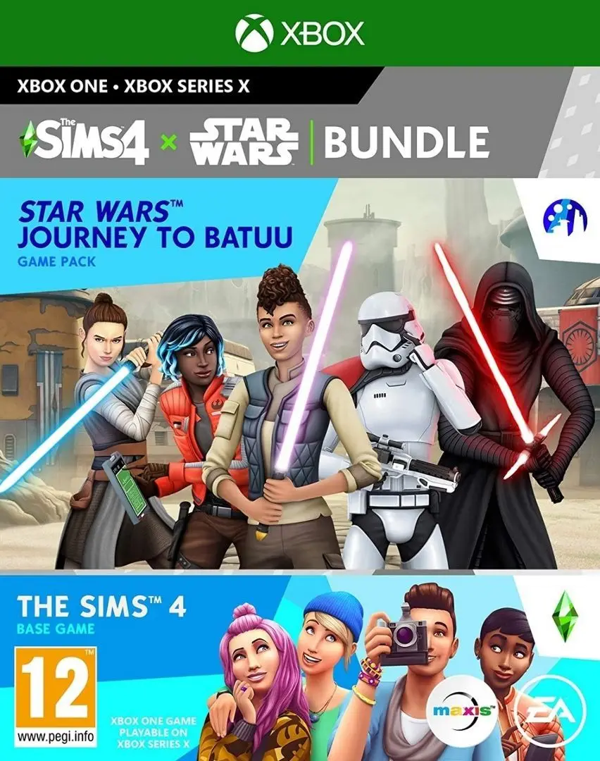 Игра The Sims 4 + Дополнение Star Wars: Путешествие на Батуу (Journey to Batuu) Русская Версия (Xbox