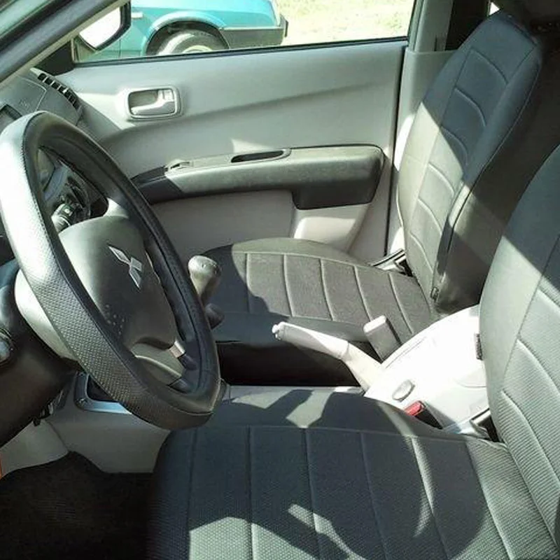Mitsubishi L200 IV (Рестайлинг) с 2013-2015 гв. модельные чехлы на сиденья из экокожи [Модель