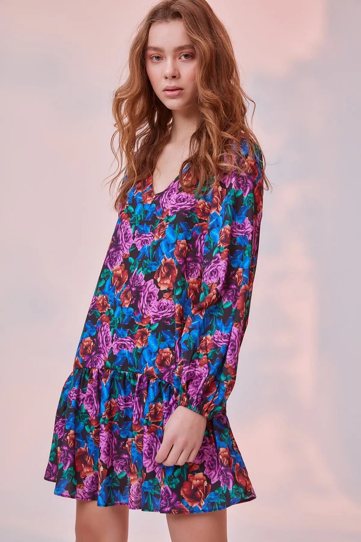 Платье с цветочным принтом TWOAW20EL2119 | Женская одежда