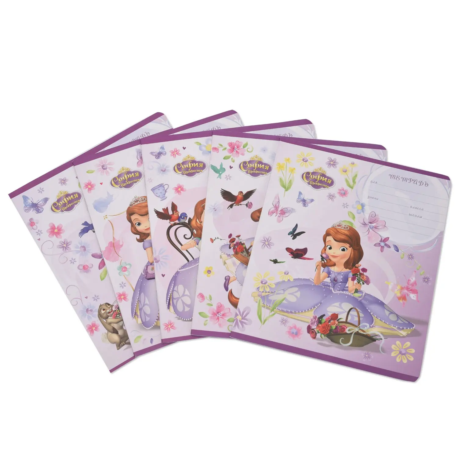 Тетрадь Disney in flowers линейка 12л в ассортименте|Записные книжки| |