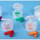 Эластичные цилиндрические подушкивалики для прикусывания, в наборе 2 коробочки по 2 шт.