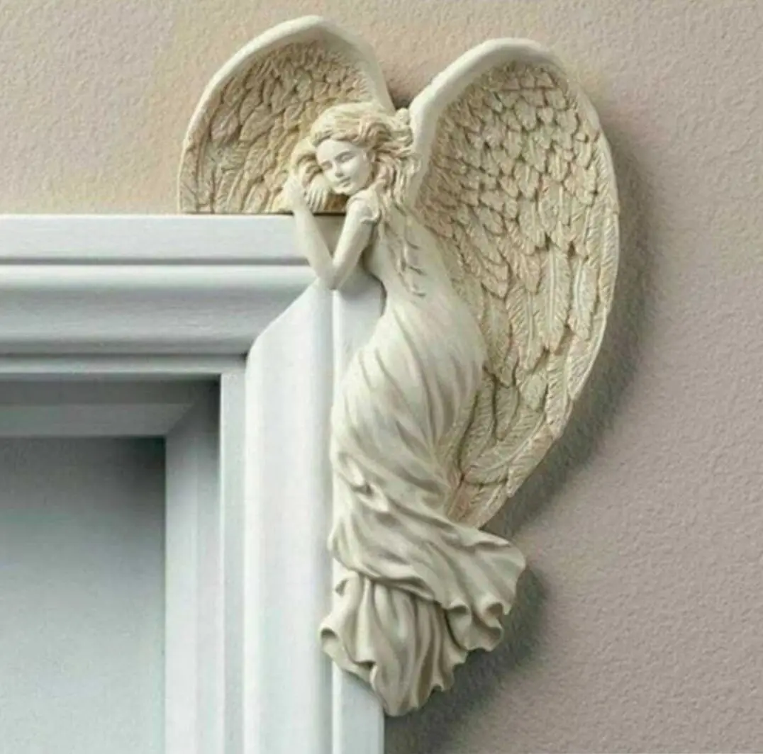 

Декор для стен ангела, скульптуры, украшение для дома, настенные Крылья ангела, искусство, внутреннее украшение, наружное украшение, статуэт...
