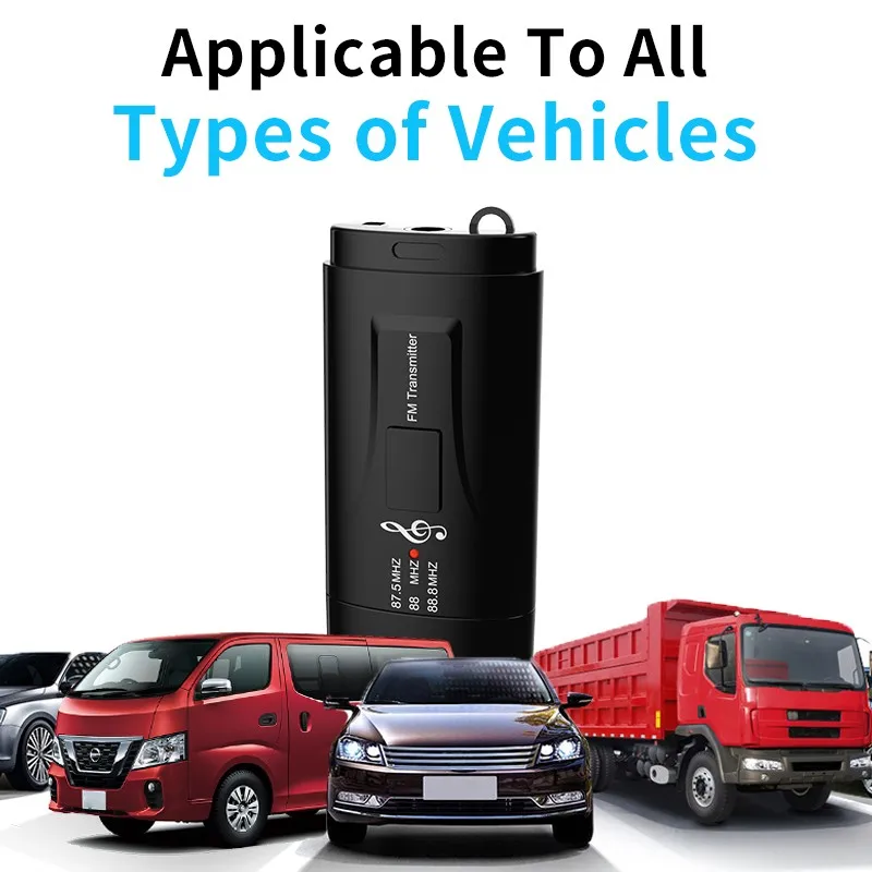 

New Portable FM Transmitter Car Bluetooth 5.0 Receiver USB FM Modulator 3.5mm AUX Audio Music Player Handsfree Call Adapter 5V