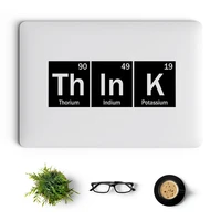 think chemical elements laptop sticker for macbook pro 14 16 retina air 12 13 15 inch mac cover skin vinyl hp notebook decal