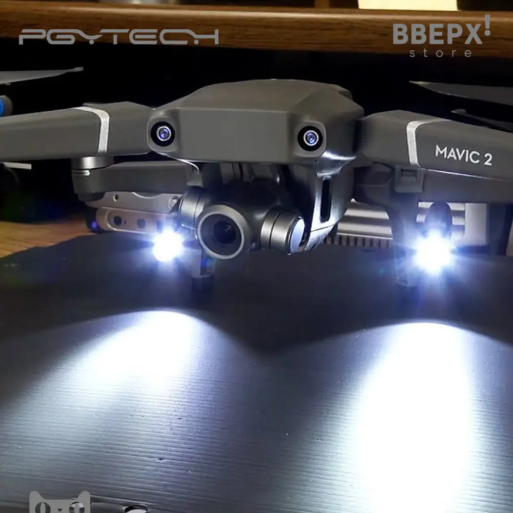 Удлинители шасси с подсветкой для DJI Mavic 2 PGYTECH LED Light Landing Gear (35 mm) Pro Zoom Dual