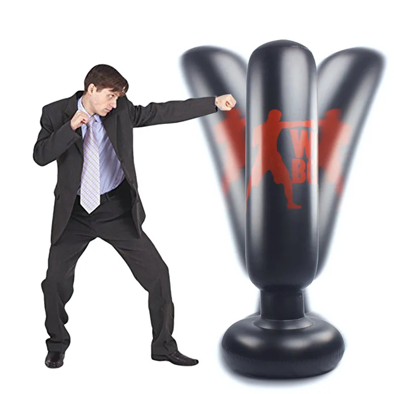 ПВХ Пробивной боксерский мешок 1 6 м надувной стресс фитнес тренировка пробивая