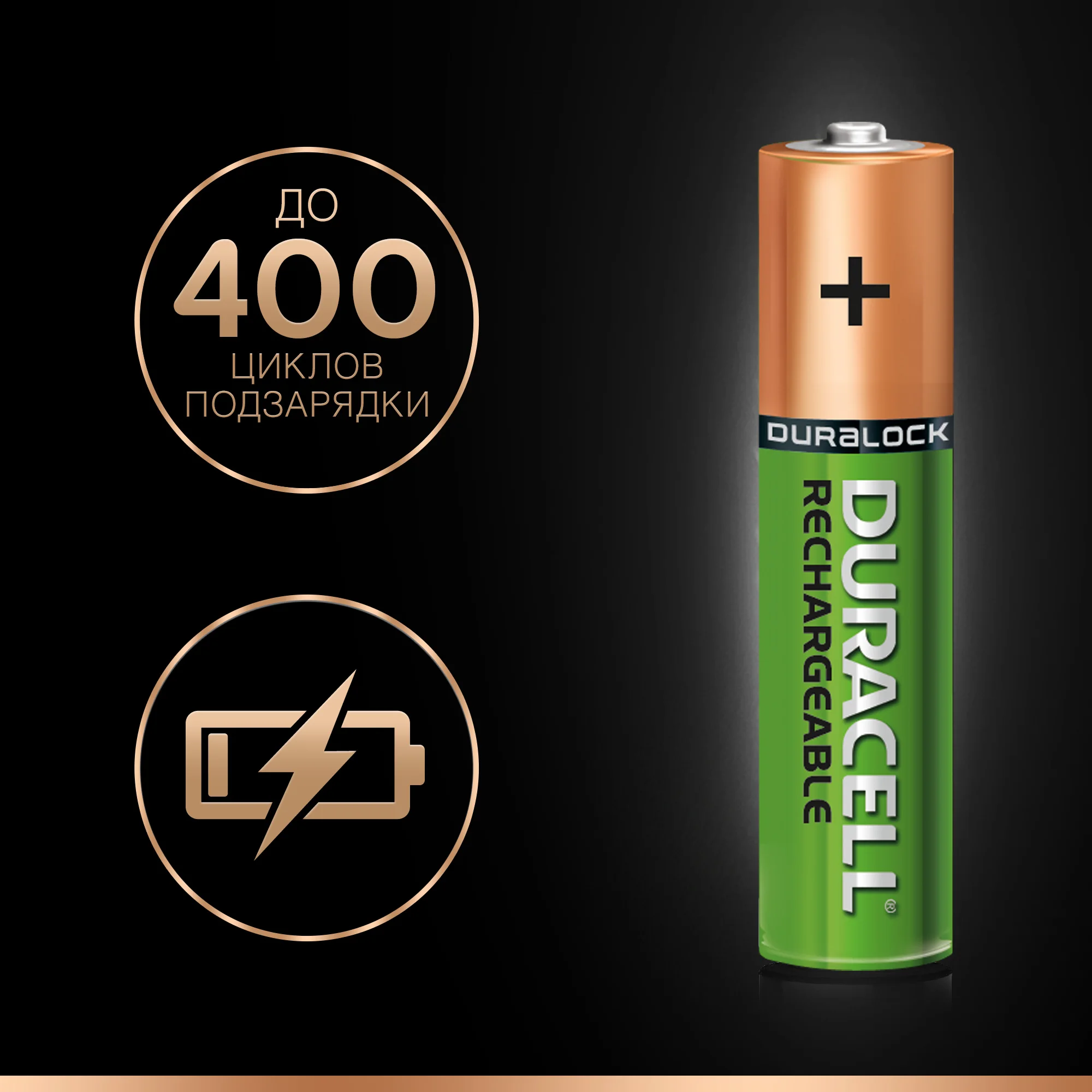 DURACELL Аккумуляторы предзаряженные никель_металлгидридные AAA HR03 850mAh 2шт. - купить по