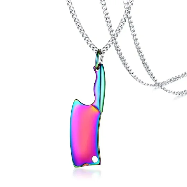 

BUTCHER RAINBOW TITANIUM NECKLACE 332114842