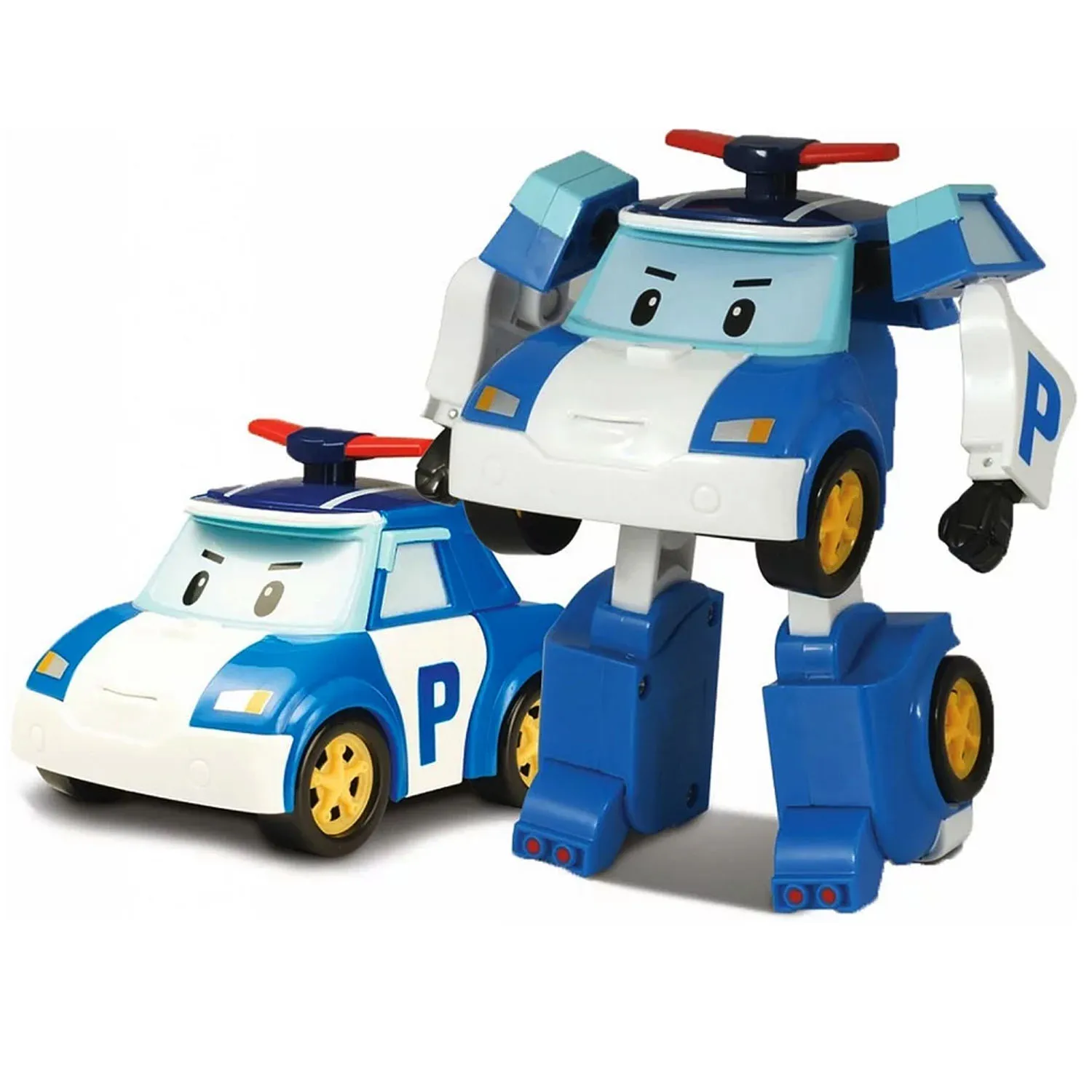 Трансформер Робокар Поли со светом и инструментами Robocar Poli 12 5 см | Игрушки хобби