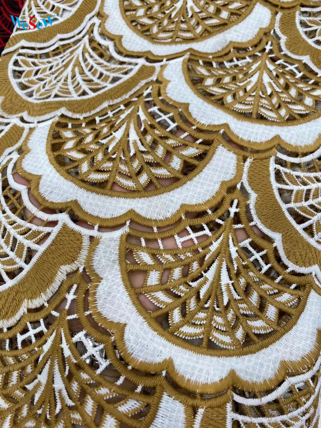 Embroidery Fabric African lace 2021 New Design for Bridal Dress Sewing Guipure Cord 3D Lace 5 Yards SDPG30 | Аксессуары для одежды