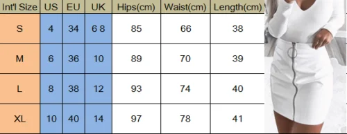 

Sexy Women Party Club Skirts High Waist PU Leather Pencil Bodycon Mini Skirts Lady OL Solid Zipper Skirt High street Clothing