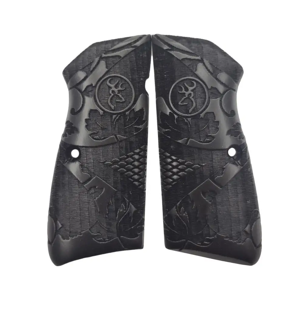Ручка и чехол для Browning HP на заказ Лазерная резка древесины инкрустацией Цанги Gun