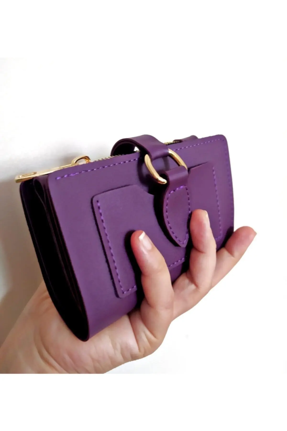 

2022 NEW WOMEN FASHION SMALL WALLET LEATHER LİGHT WEIGHT WALLET FOR WOMEN Purse with ID Window Women Leather Wallet Coin Purse