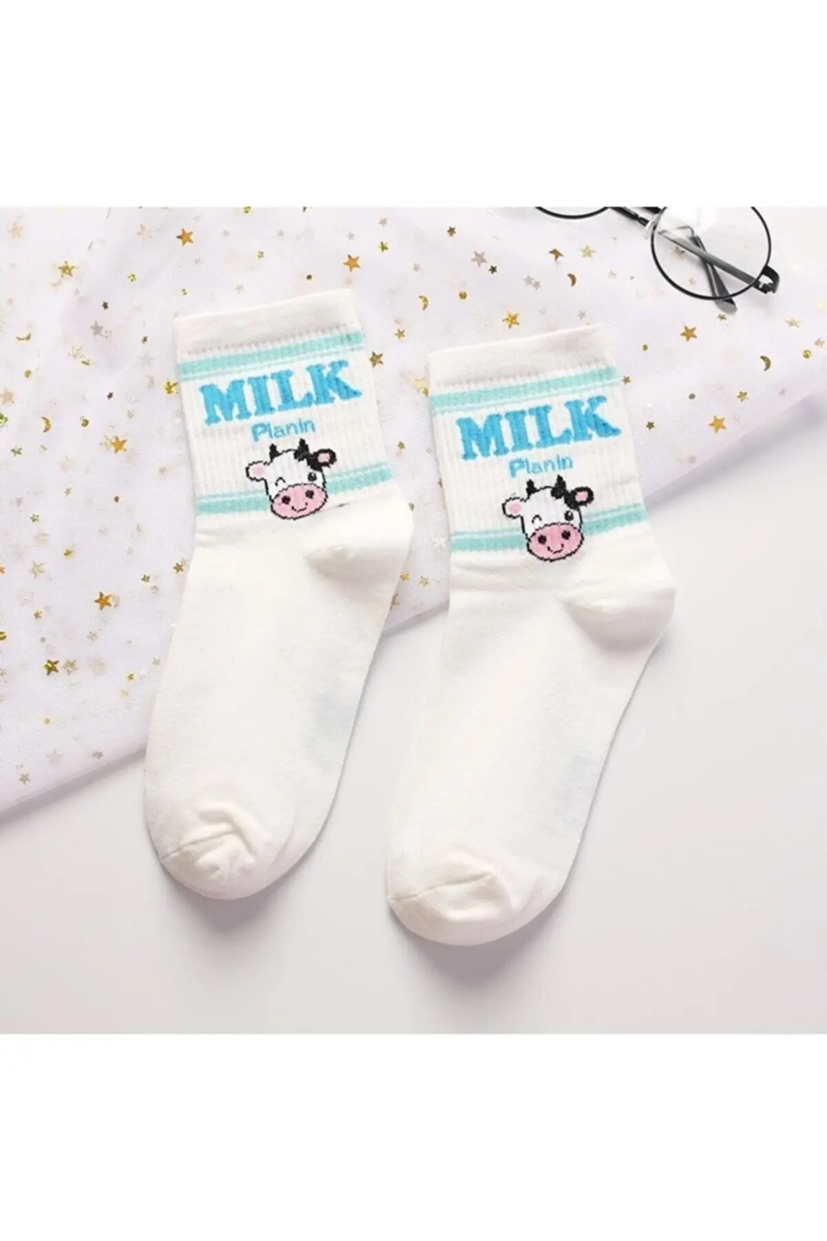 

Women's Milk Socks 5 Pairs