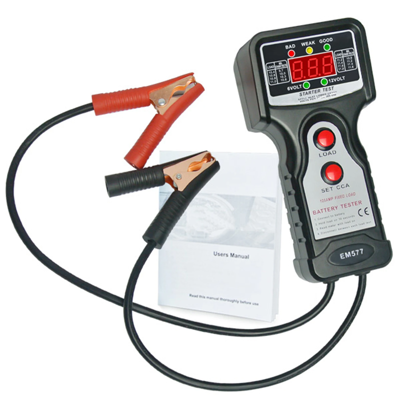 Автомобильный тестер напряжения заряда аккумулятора автомобильный индикатор 6 В